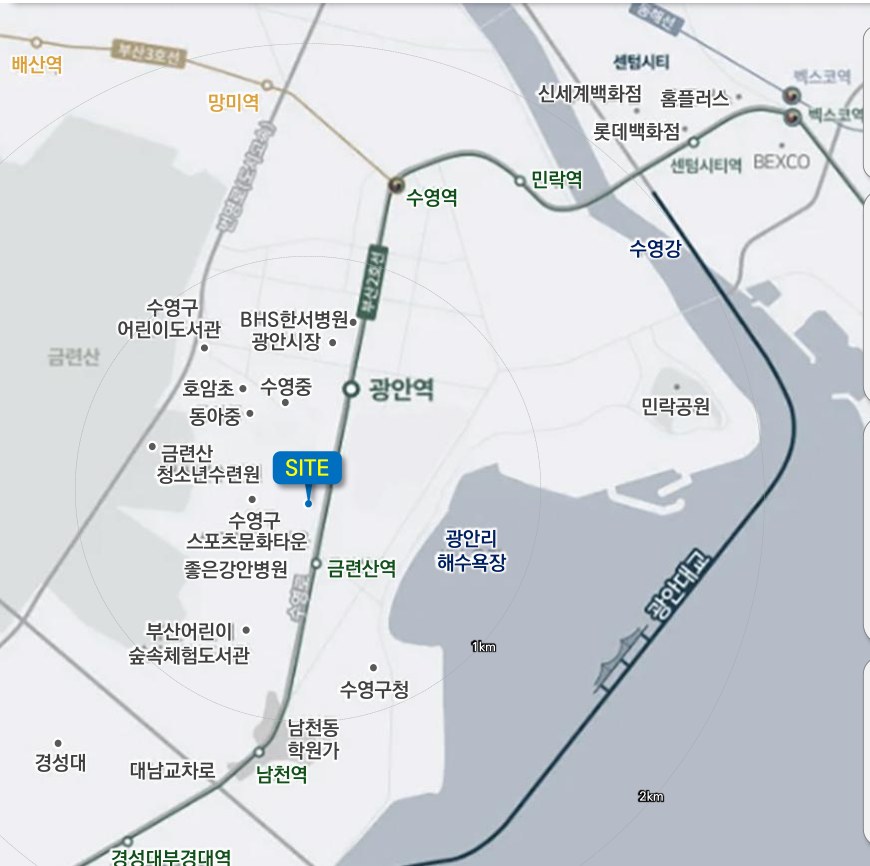입지 분석 지도